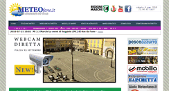 Desktop Screenshot of meteofano.it